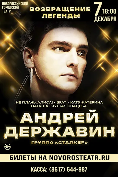 Андрей Державин. Группа «Сталкер»